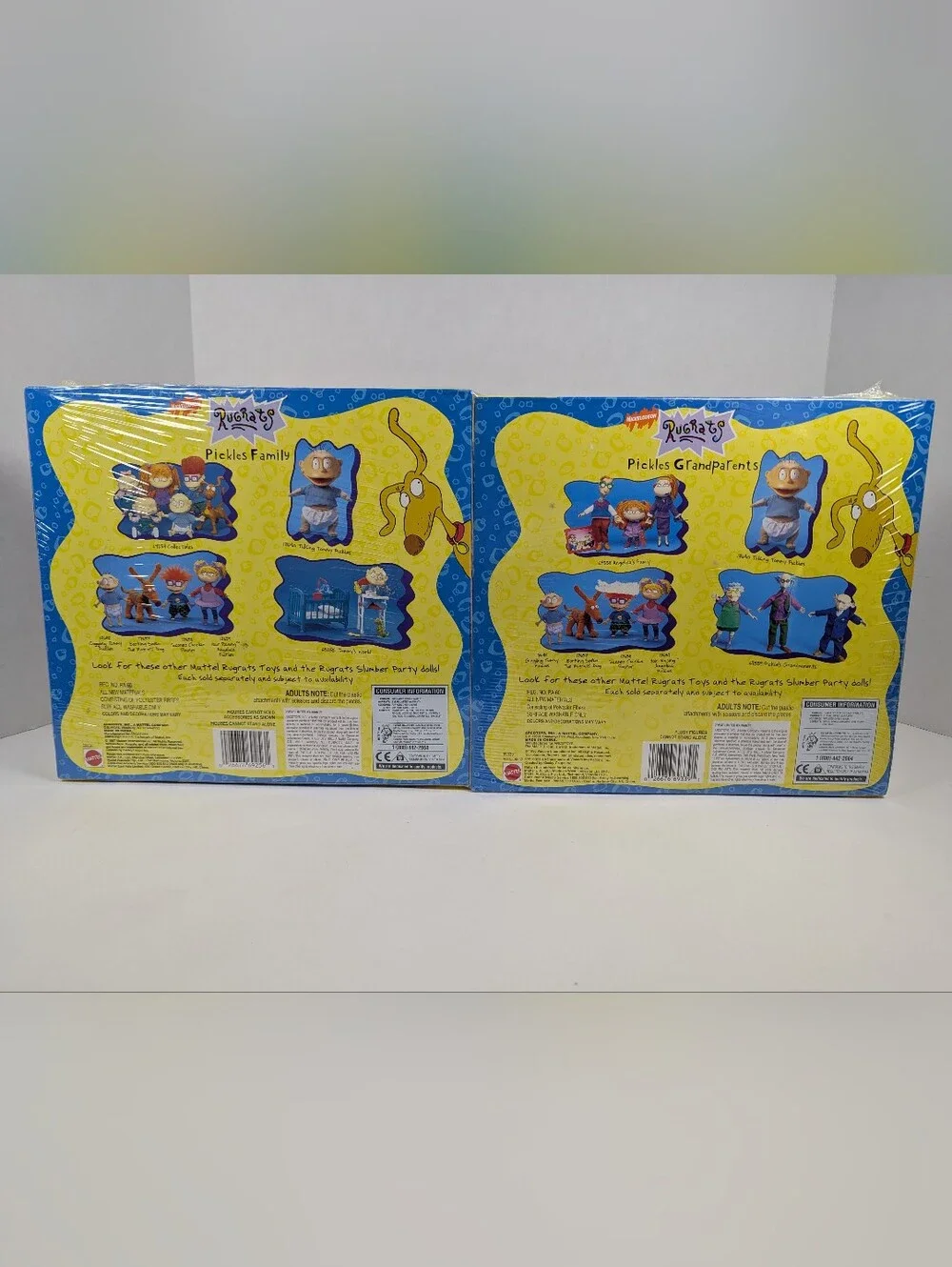 Vintage 1997-98 Rugrats Mattel Pickles Family & Grandparents New Factory Sealed